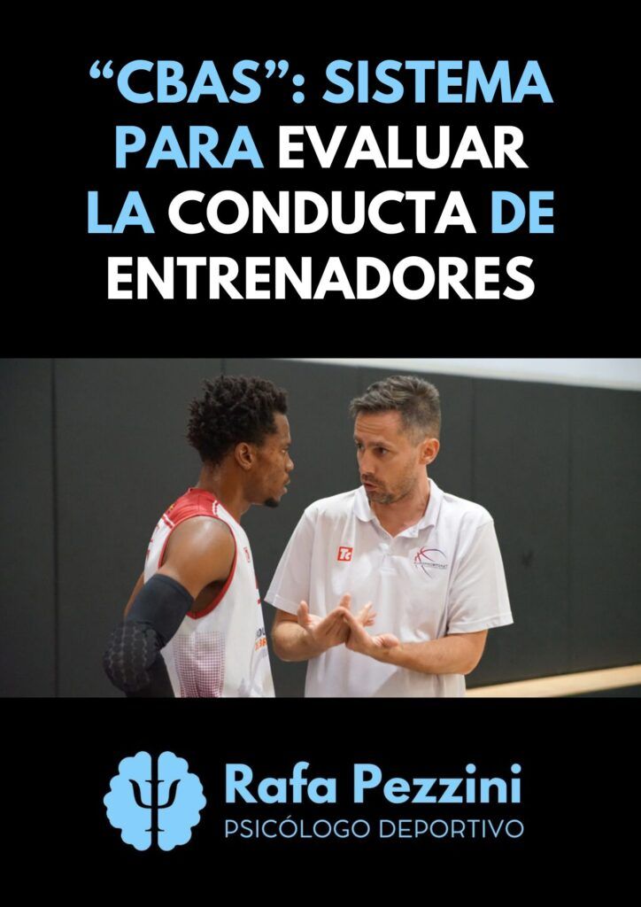 CBAS; sistema evaluación conducta entrenadores