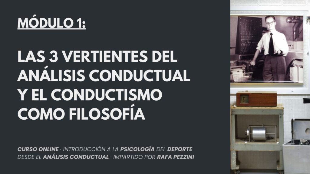 Curso Introducción Psicología Deporte Análisis Conductual Pezzini Conducteam