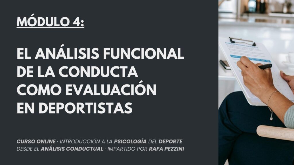 Curso Introducción Psicología Deporte Análisis Conductual Pezzini Conducteam