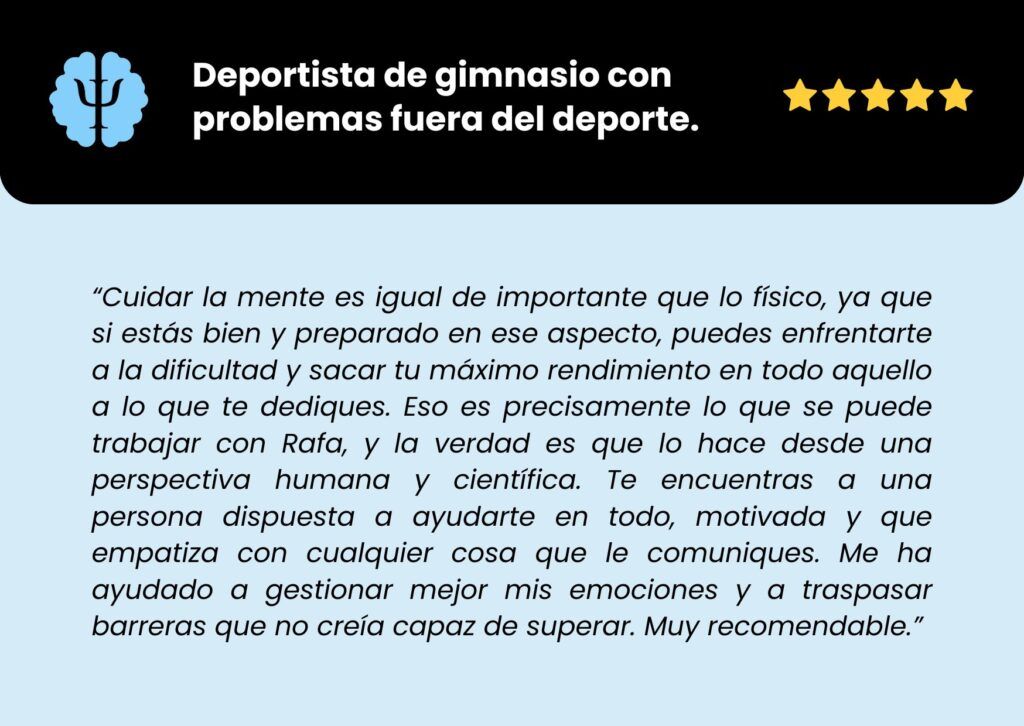 RESEÑAS RAFA PEZZINI PSICÓLOGO DEPORTIVO GRANADA ONLINE