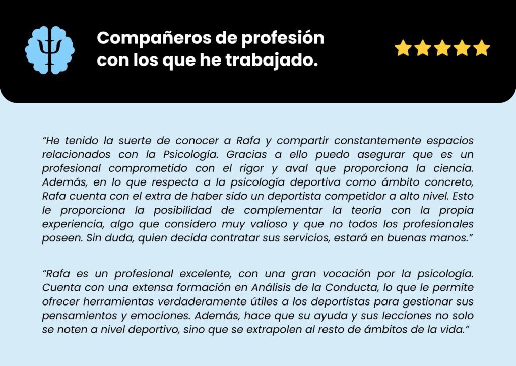 RESEÑAS RAFA PEZZINI PSICÓLOGO DEPORTIVO GRANADA ONLINE