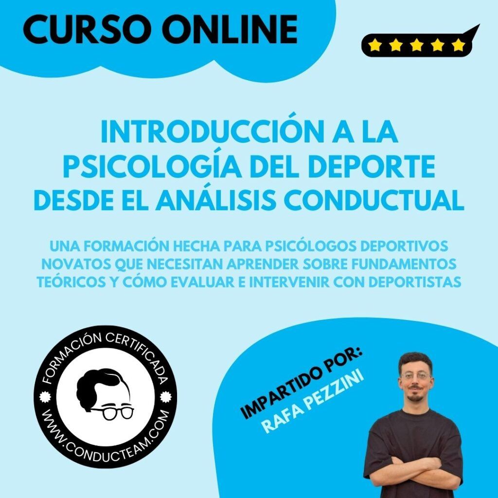 Curso Introducción Psicología Deporte Análisis Conductual Pezzini Conducteam